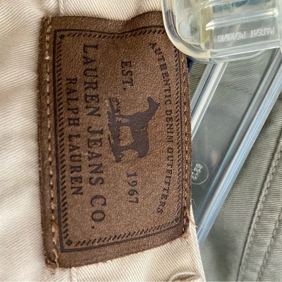 3 Pair of Ralph Lauren Women’s Capris Sz 20W Blue, Khaki, Olive - Picture 11 of 16